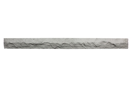 [CHI-5-GRY] MagraHearth - Mantel chiseled stone 5' grey