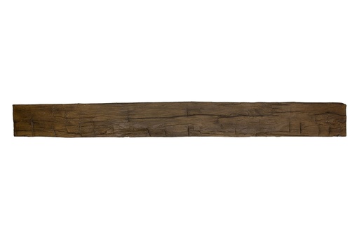 [LBB-78-BRN] MagraHearth - Mantel large barn beam 6-1/2' brown