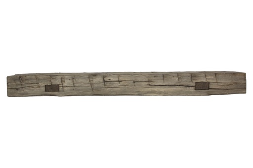 [MBB-6-SLV] MagraHearth - Mantel mortise barn beam 6' silver