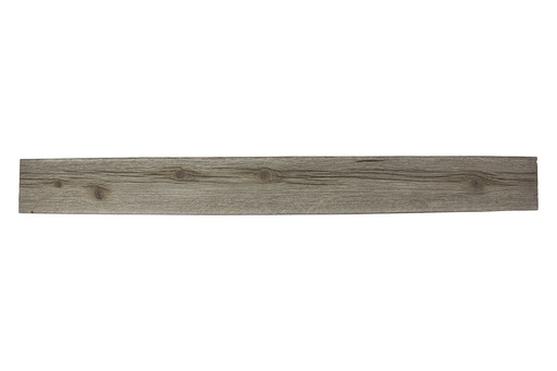 [NAT-4-SLV] MagraHearth - Mantel natural wood 4' silver