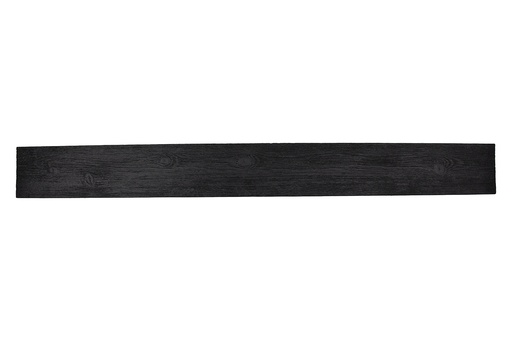 [NAT-4-EBY] MagraHearth - Mantel natural wood 4' ebony