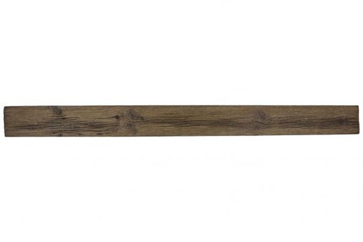 [NAT-5-BRN] MagraHearth - Mantel natural wood 5' brown