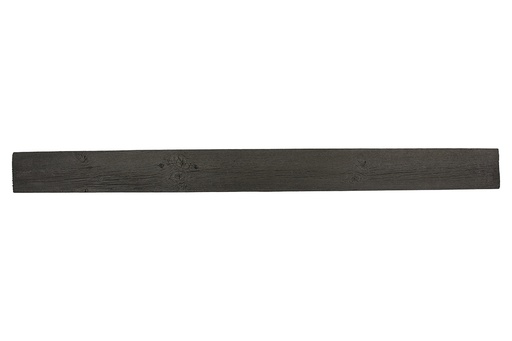 [NAT-5-GRP] MagraHearth - Mantel natural wood 5' graphite