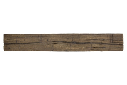 [SPP-54-BRN] MagraHearth - Mantel small plain post 54" brown